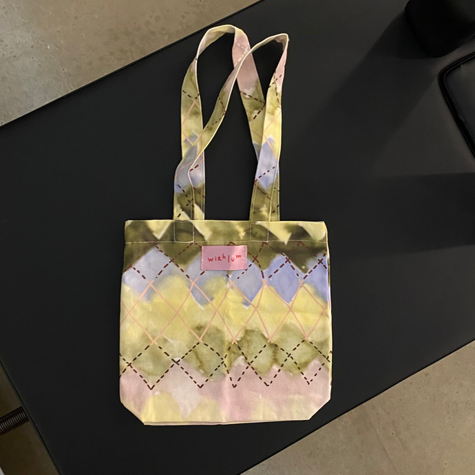 Mini tote bag withlum x aretē