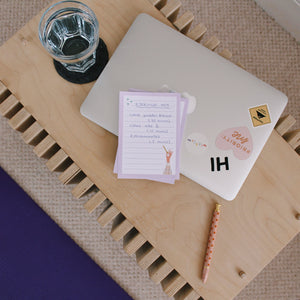 A6 Lavender Gingham
