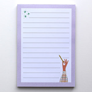 A6 Lavender Gingham